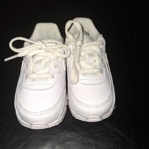 Nike Air Max 90 Sneakers Toddler size 7c White.